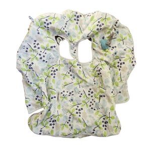 Grocery cart seat cover baby toddler unisex bird woodland print